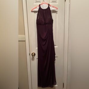 Elegant Purple Evening Gown